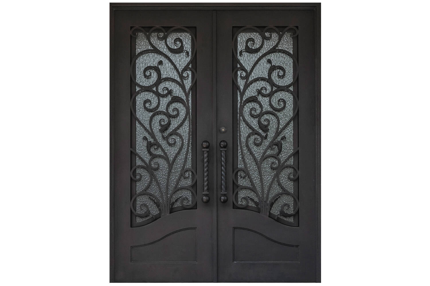 Nova Wrought Iron Custom Exterior Door Style 044