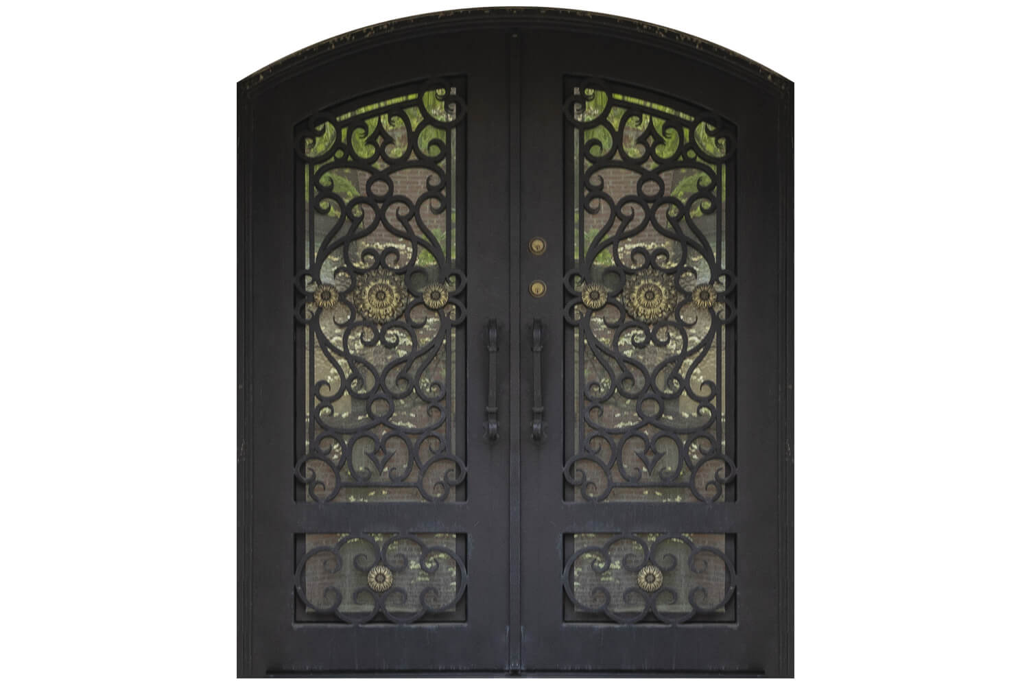 Nova Wrought Iron Custom Exterior Door Style 045