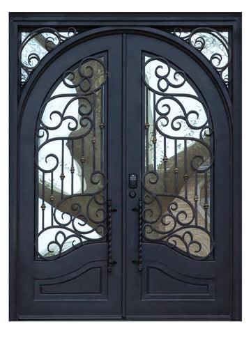 Royal 046 Wrought Iron Custom Exterior Door by Nova