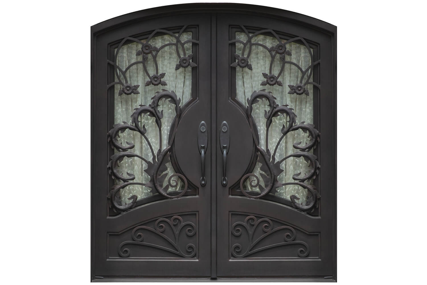 Nova Wrought Iron Custom Exterior Door Style 047