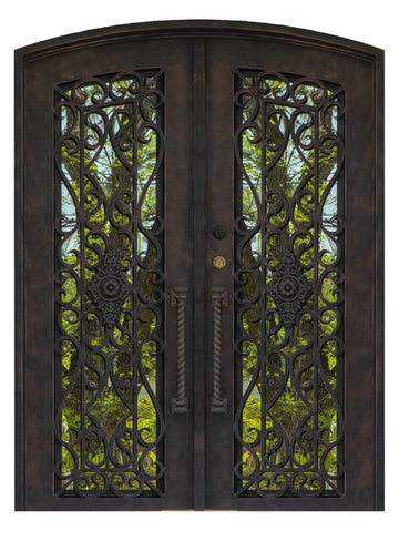 Royal 048 Wrought Iron Custom Exterior Door by Nova