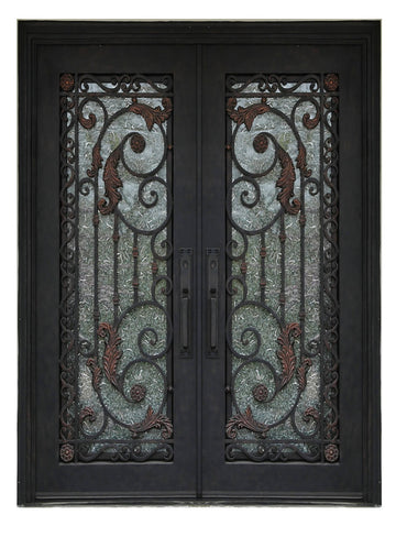 Royal 006 Wrought Iron Custom Exterior Door by Nova