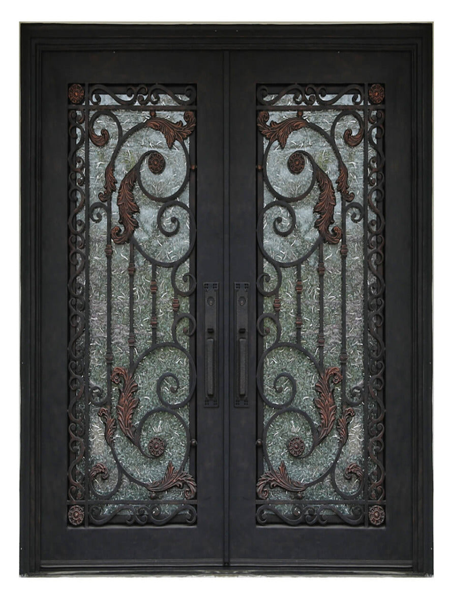 Royal 006 Wrought Iron Custom Exterior Door by Nova