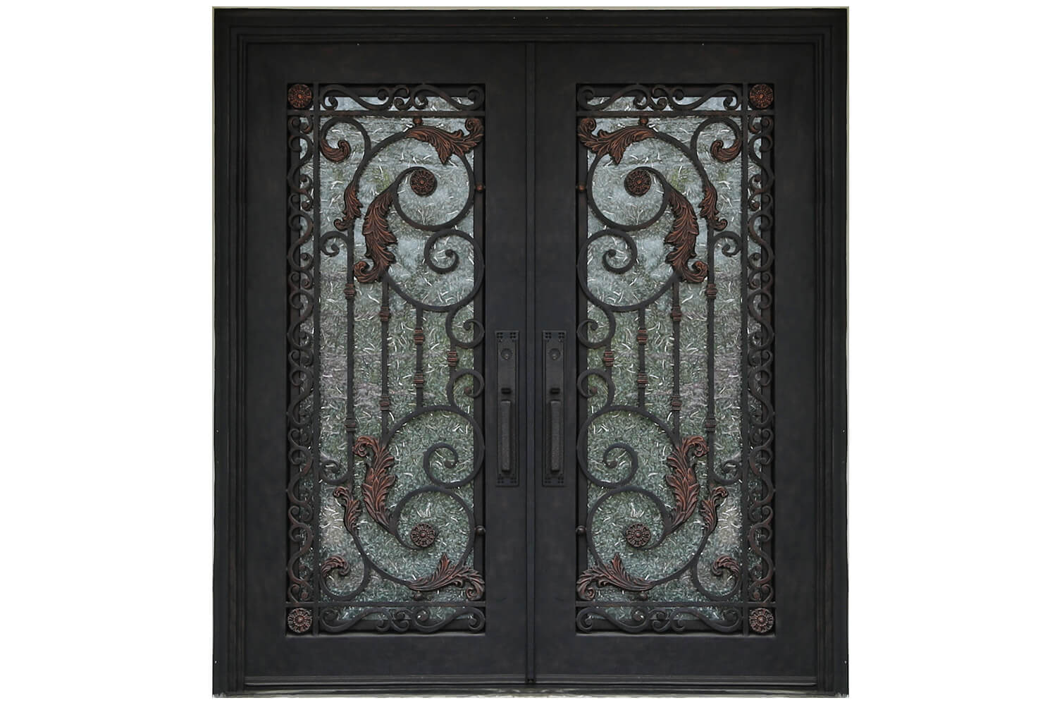 Nova Wrought Iron Custom Exterior Door Style 006