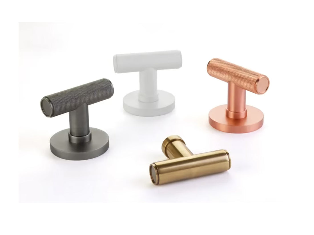 Emtek Ace Knurled Brass Knob