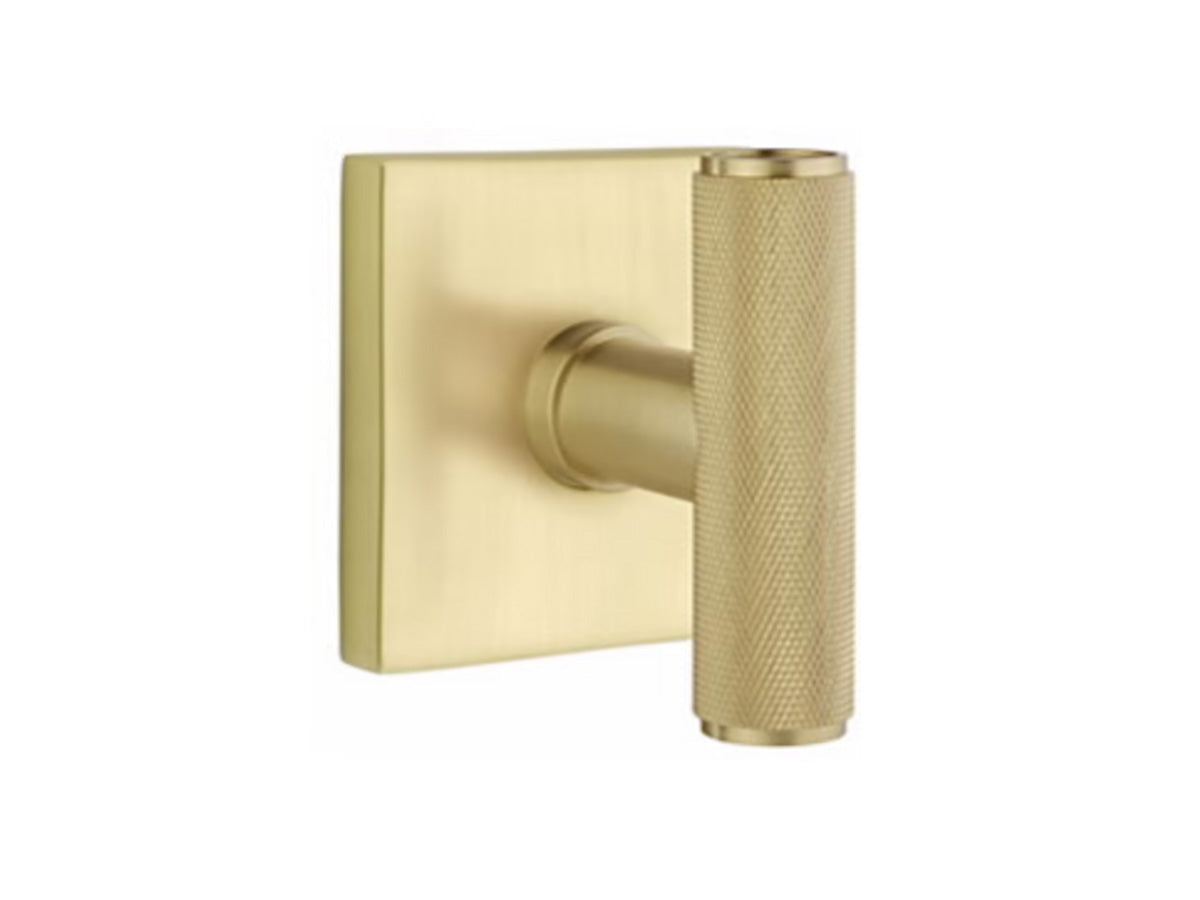 Emtek Ace Knurled Brass Knob - Satin Brass US4