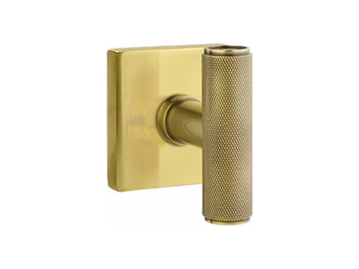 Emtek Ace Knurled Brass Knob - French Antique US7