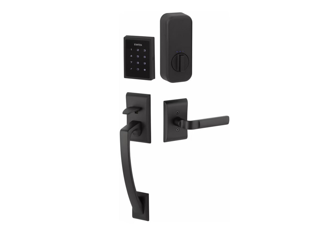 Emtek Ares EMPowered Motorized Touchscreen Keypad Entry Set