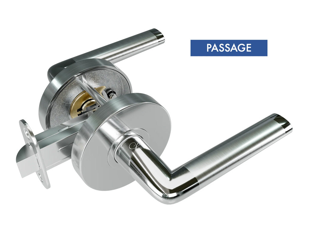 Avalon Arie Modern Interior Door Lever in Satin Nickel