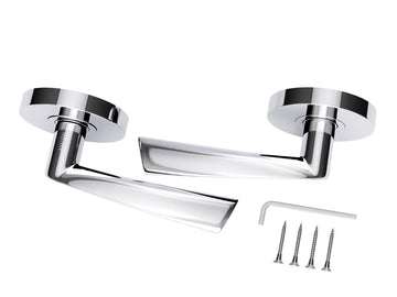 Avalon Charm Modern Interior Door Lever in Polished Chrome