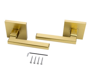 Avalon Concord Modern Interior Door Lever in Brushed Gold