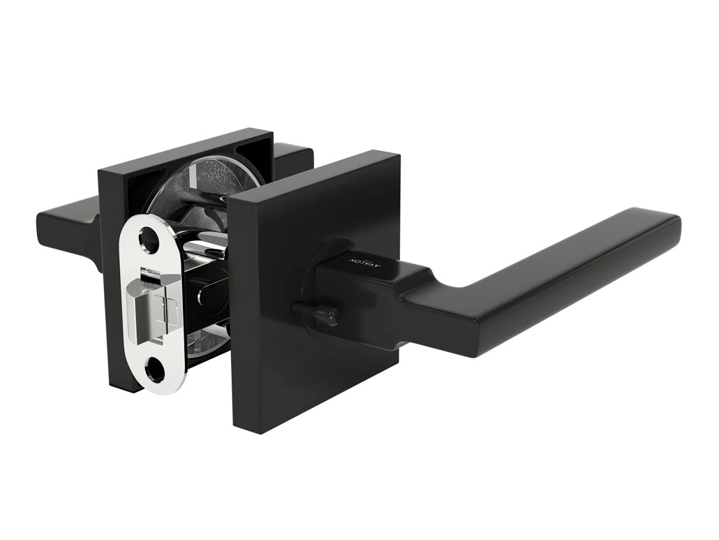 Avalon Concord Modern Interior Door Lever in Matte Black