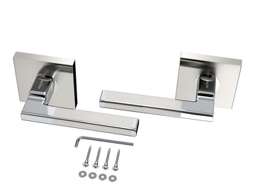 Avalon Concord Modern Interior Door Lever in Satin Nickel