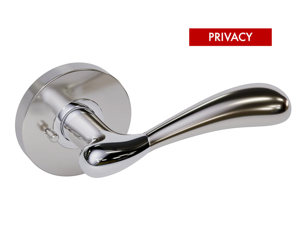 Avalon Maya Modern Interior Door Lever in Satin Nickel