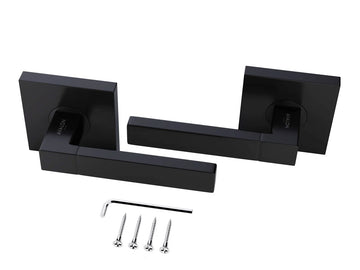 Avalon Mira Modern Interior Door Lever in Matte Black