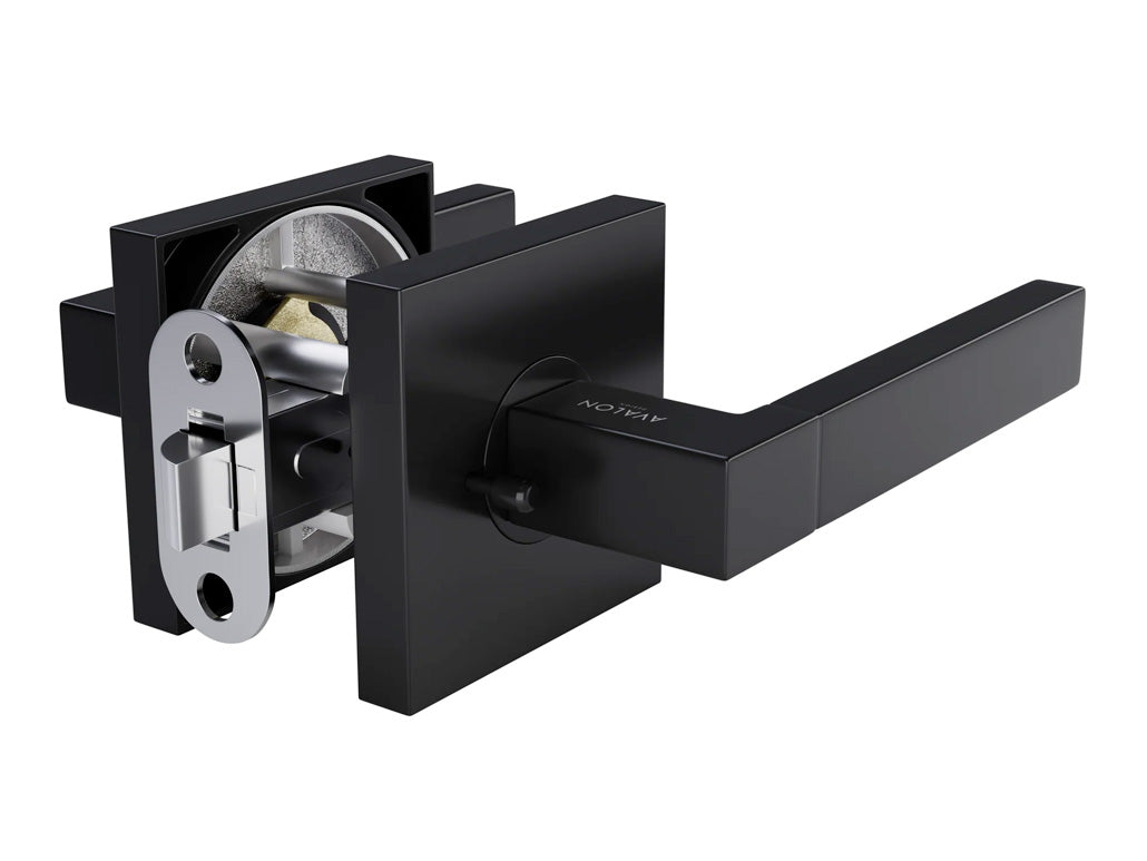Avalon Mira Modern Interior Door Lever in Matte Black