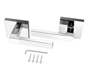 Avalon Mira Modern Interior Door Lever in Polished Chrome