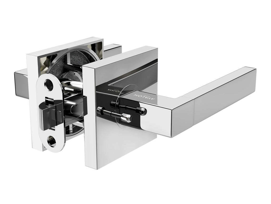 Avalon Mira Modern Interior Door Lever in Polished Chrome