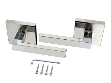 Avalon Mira Modern Interior Door Lever in Satin Nickel