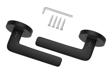 Avalon Modena Modern Interior Door Lever in Matte Black