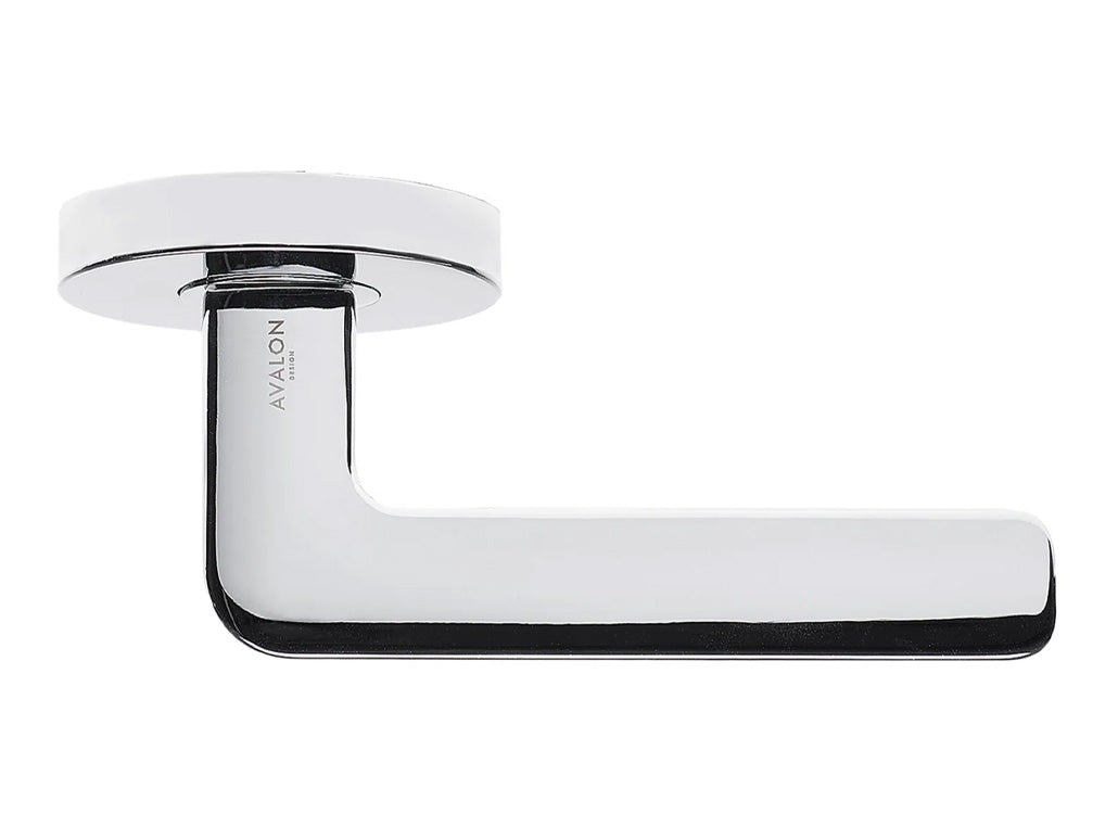 Avalon Modena Modern Interior Door Lever in Polished Chrome