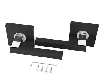 Avalon Nika Modern Interior Door Lever in Matte Black