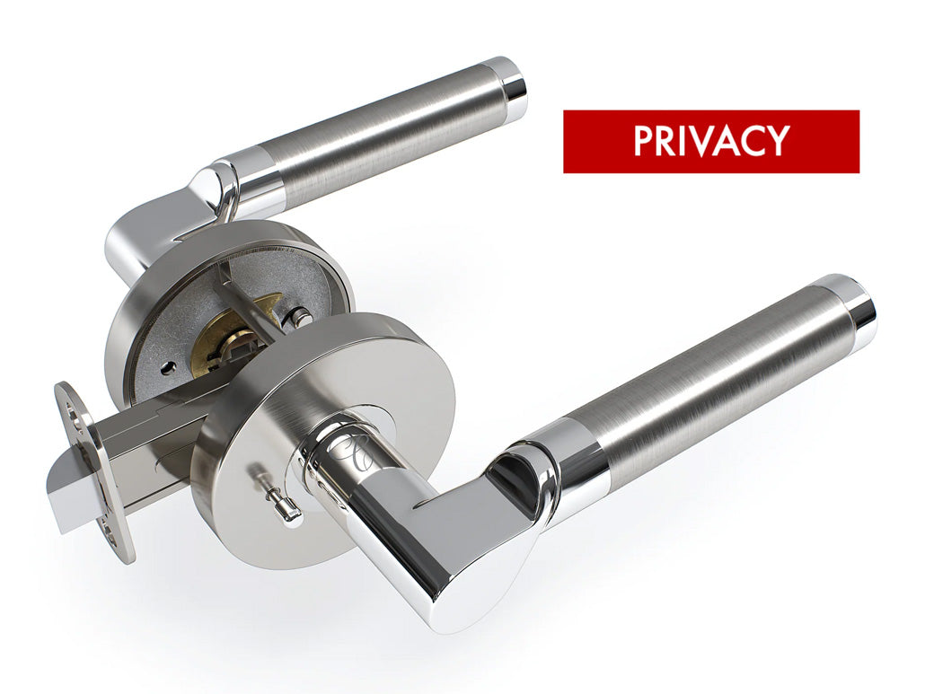 Avalon Olympia Modern Interior Door Lever in Satin Nickel