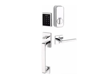 Emtek Baden EMPowered Motorized Touchscreen Keypad Entry Set