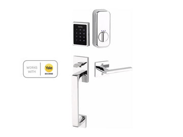 Emtek Baden EMPowered Motorized Touchscreen SMART Keypad Entry Set
