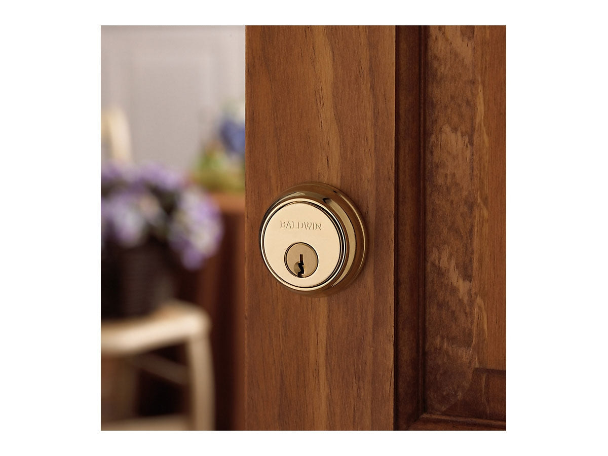 Baldwin 8031-8021 Traditional Brass Deadbolt
