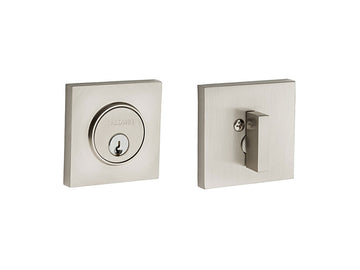 Baldwin 8220-8221 Contemporary Square Brass Deadbolt