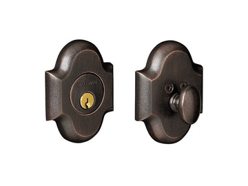 Baldwin 8252-8253 Arched Brass Deadbolt
