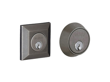 Baldwin 8254-8255 Squared Brass Deadbolt