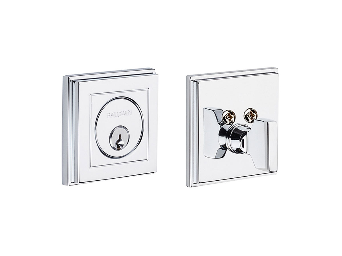 Baldwin 8260-8261 Hollywood Hills Brass Deadbolt