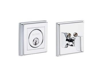 Baldwin 8260-8261 Hollywood Hills Brass Deadbolt