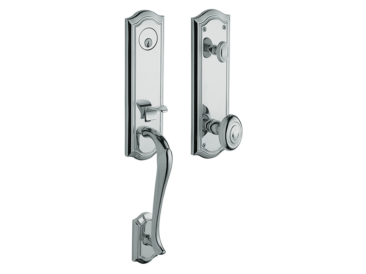 Baldwin Bethpage Handleset Polished Chrome 260