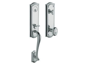 Baldwin Bethpage Handleset Polished Chrome 260