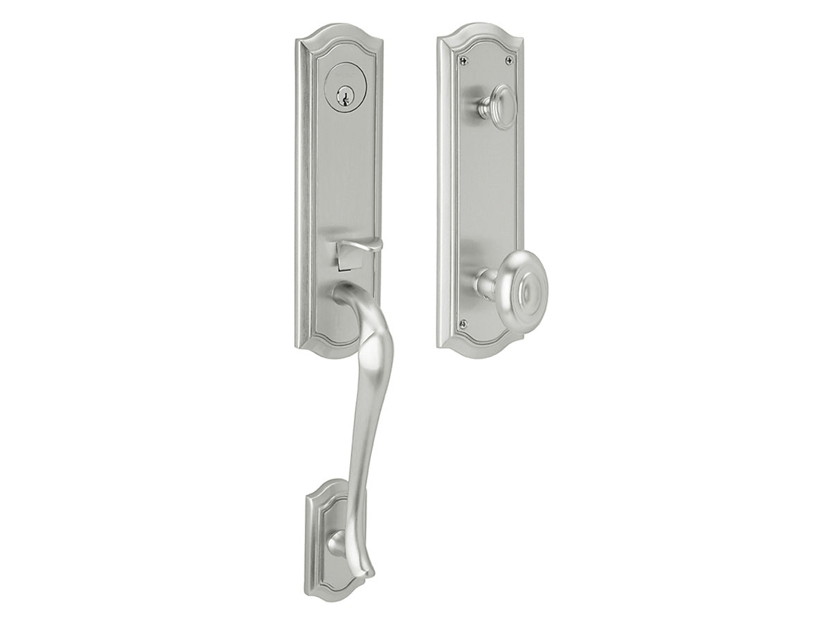 Baldwin Bethpage Handleset Satin Chrome 264