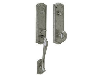 Baldwin Bethpage Handleset Distressed Antique Nickel 452