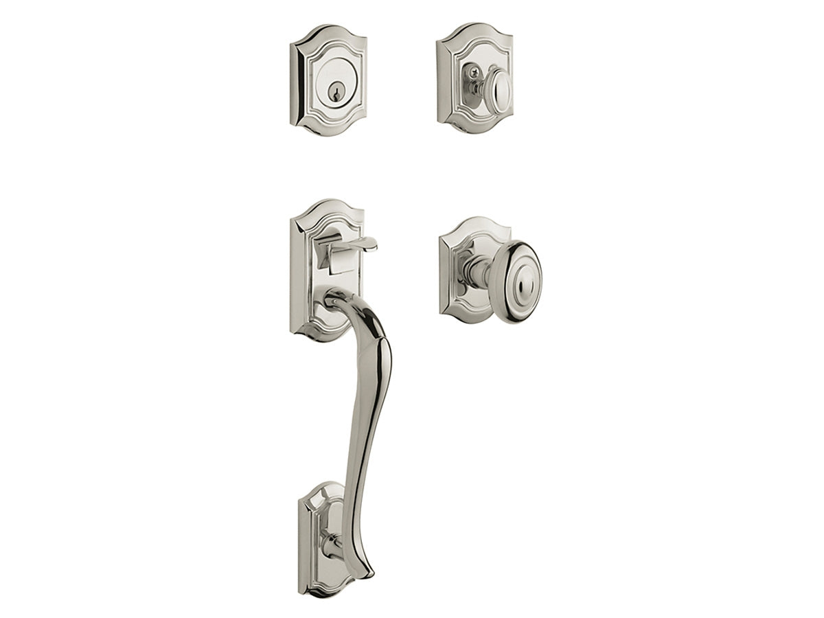 Baldwin Bethpage Sectional Trim Polished Nickel with Lifetime Finish 055