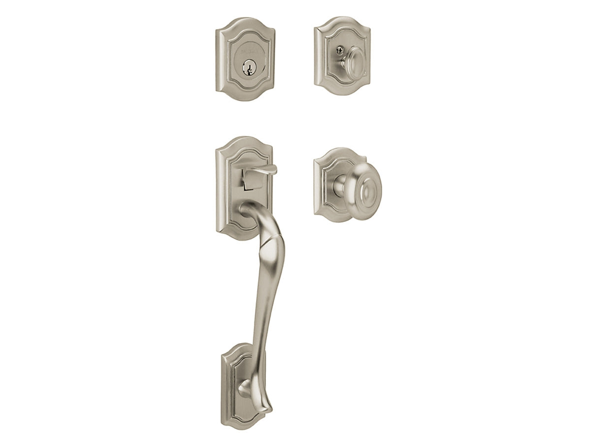 Baldwin Bethpage Sectional Trim Satin Nickel 150