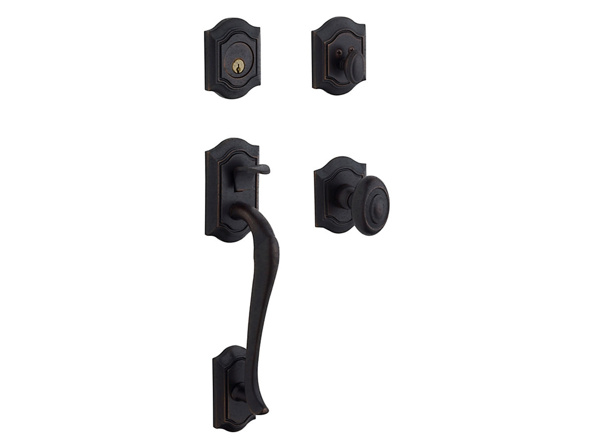 Baldwin Bethpage Sectional Trim Distressed Oil-Rubbed Bronze 402