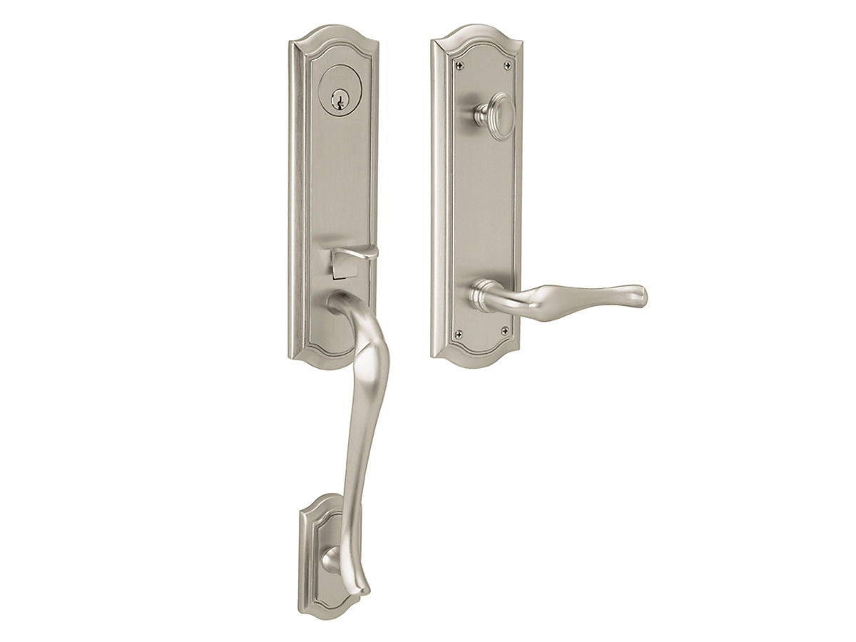 Baldwin Bethpage Handleset Satin Nickel 150