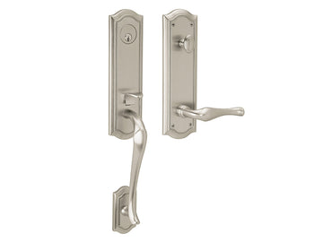 Baldwin Bethpage Handleset Satin Nickel 150