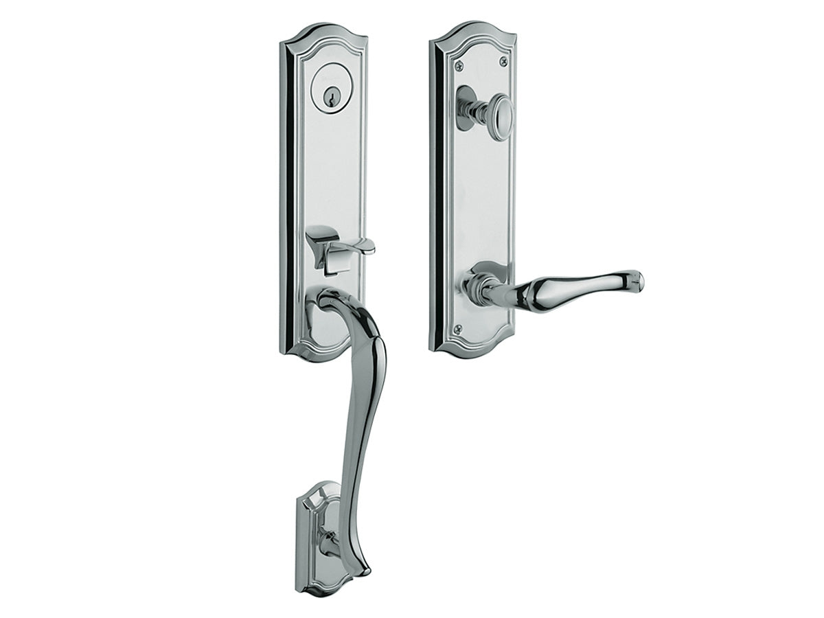 Baldwin Bethpage Handleset Polished Chrome 260