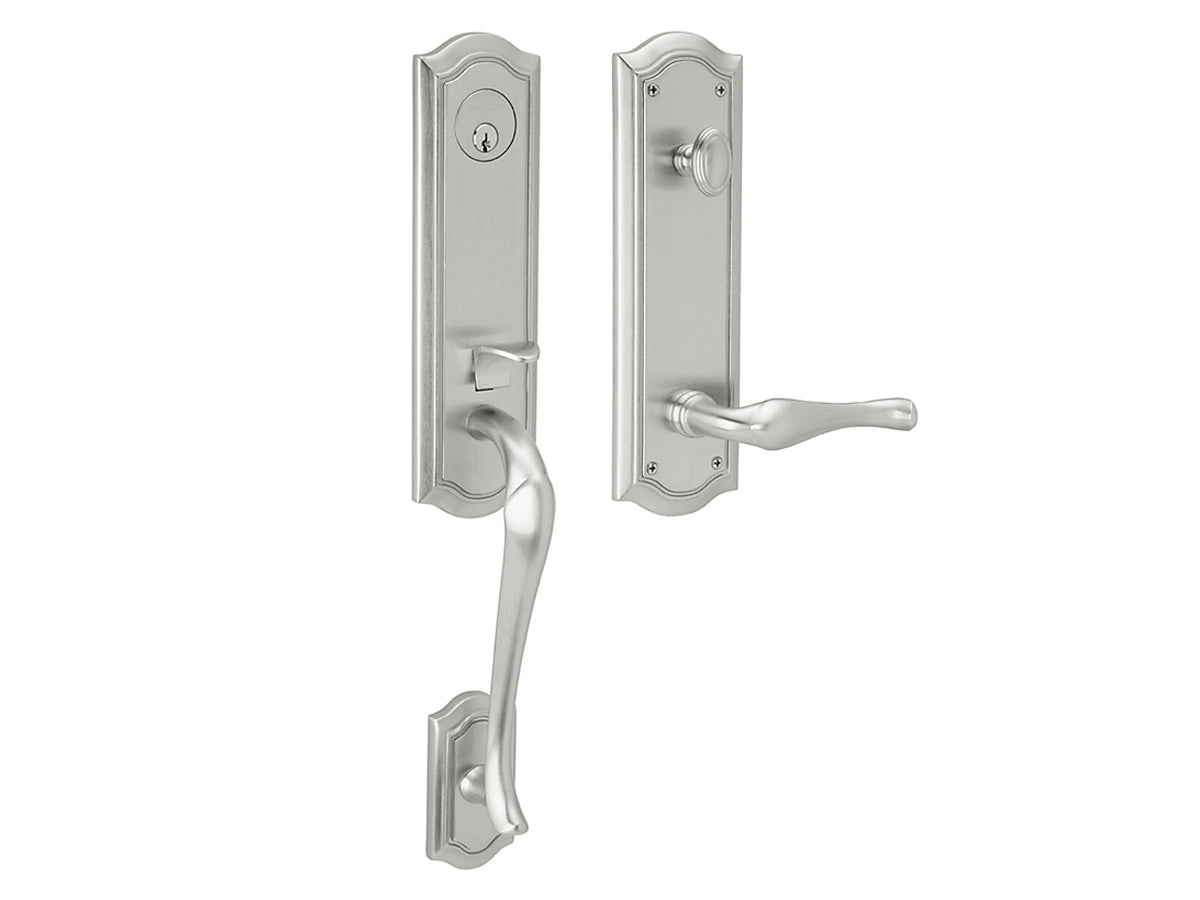 Baldwin Bethpage Handleset Satin Chrome 264