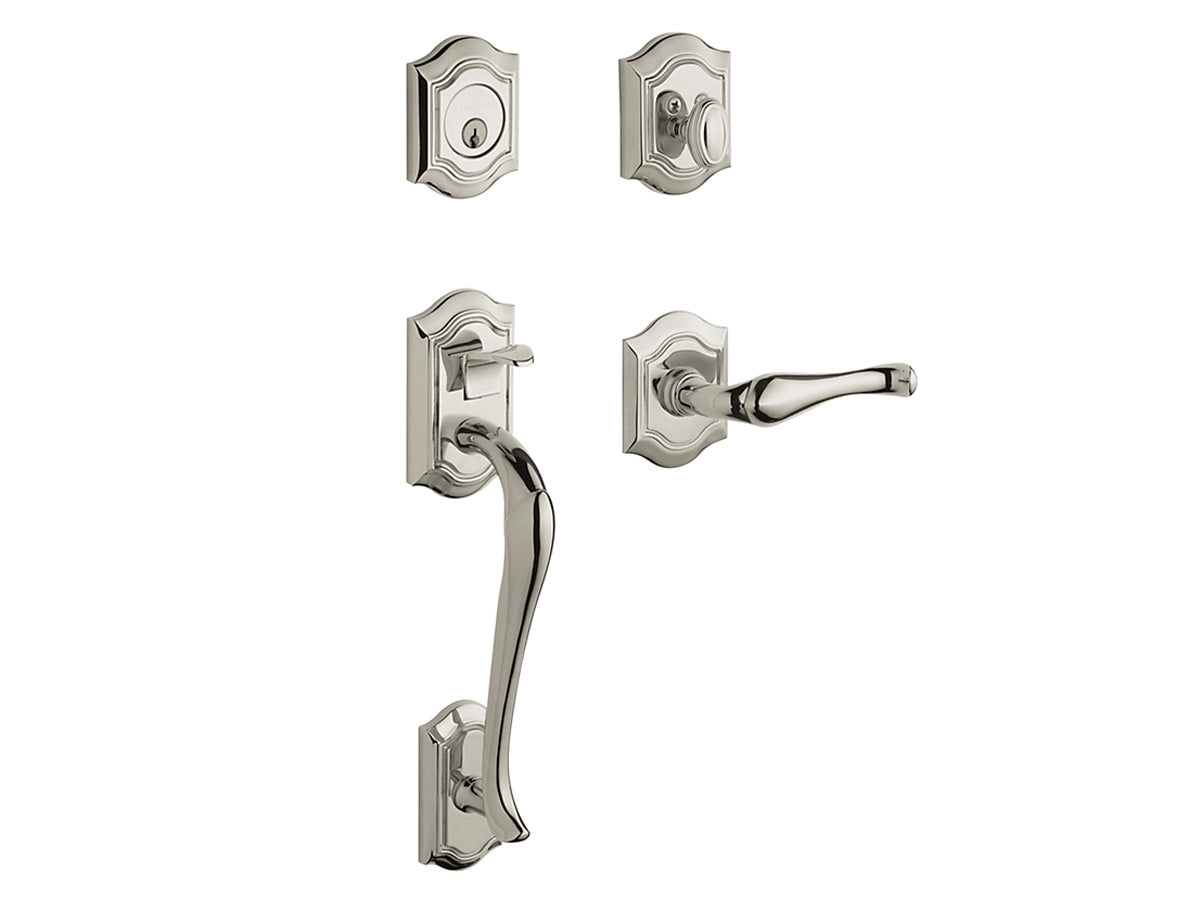 Baldwin Bethpage Sectional Trim Polished Nickel with Lifetime Finish 055