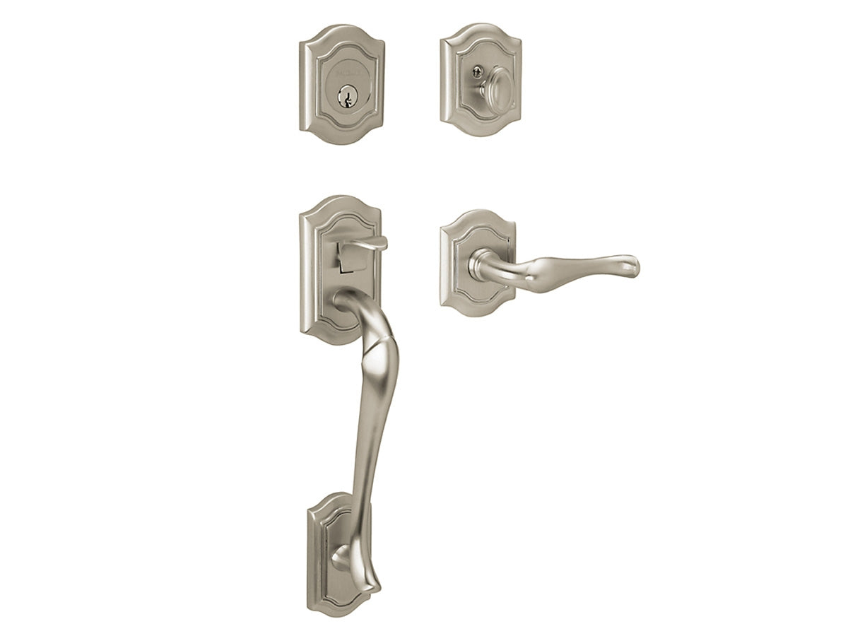 Baldwin Bethpage Sectional Trim Satin Nickel 150