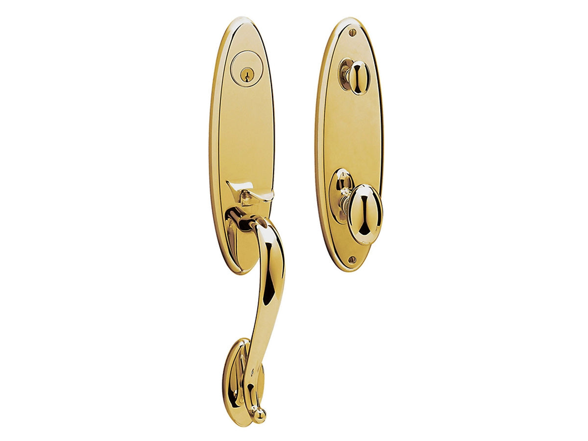 Baldwin Blakely Handleset Non-Lacquered Brass 031