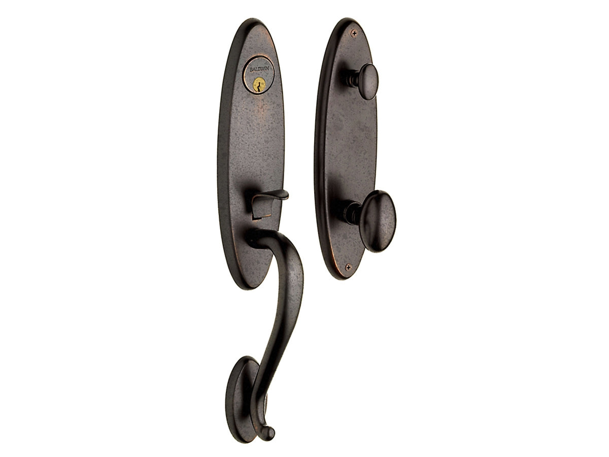 Baldwin Blakely Handleset Distressed Venetian Bronze 412